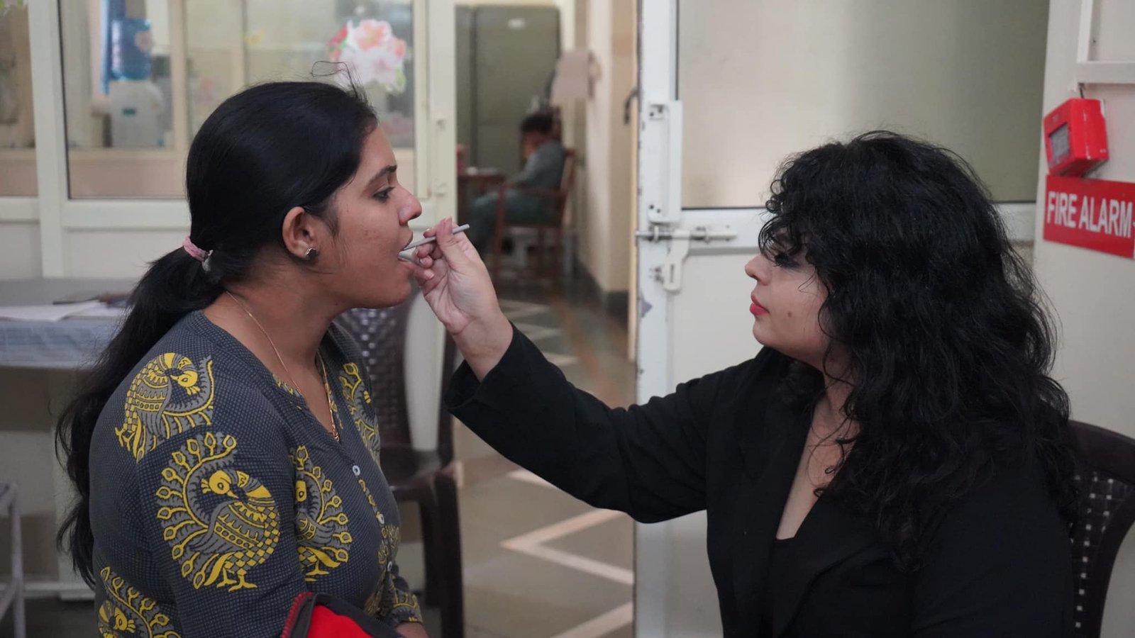Group photo at dental camp