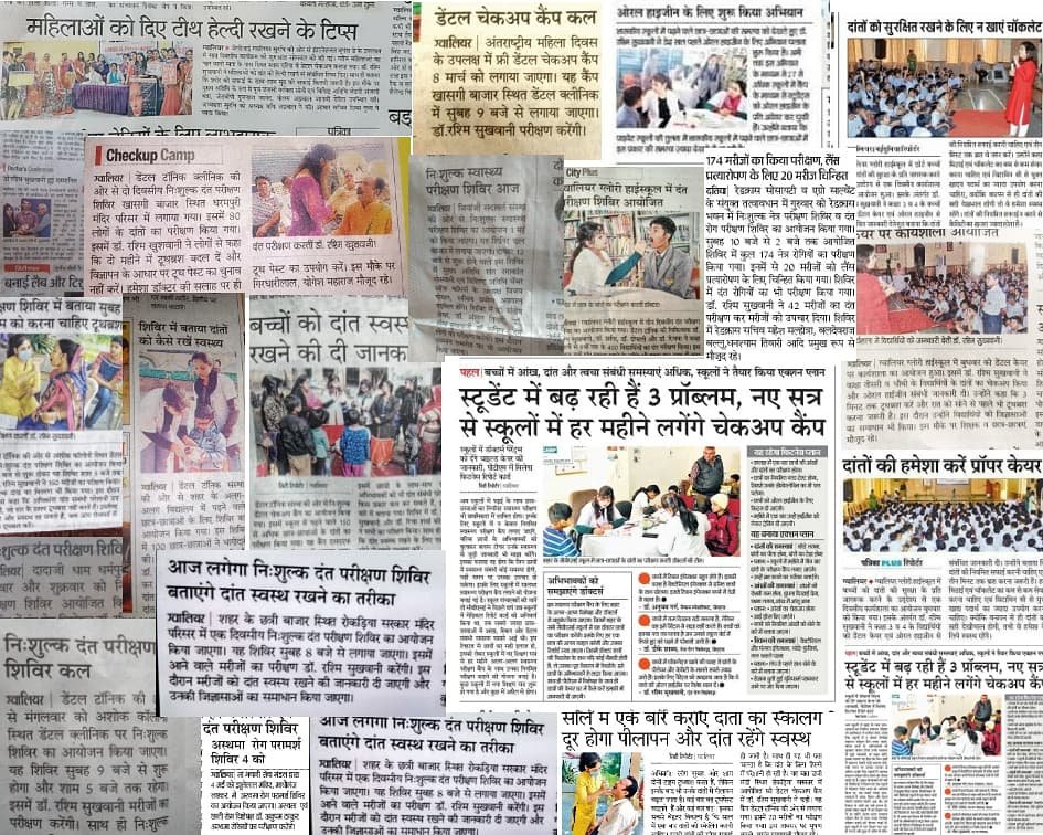 Dental awareness camp by Dental Tonic in Gwalior